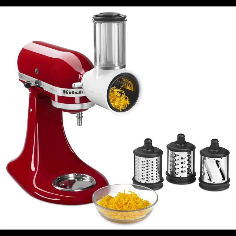 KitchenAid Red Fresh Prep Slicer & Shredder Attachment
